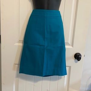 White House black market teal pencil skirt